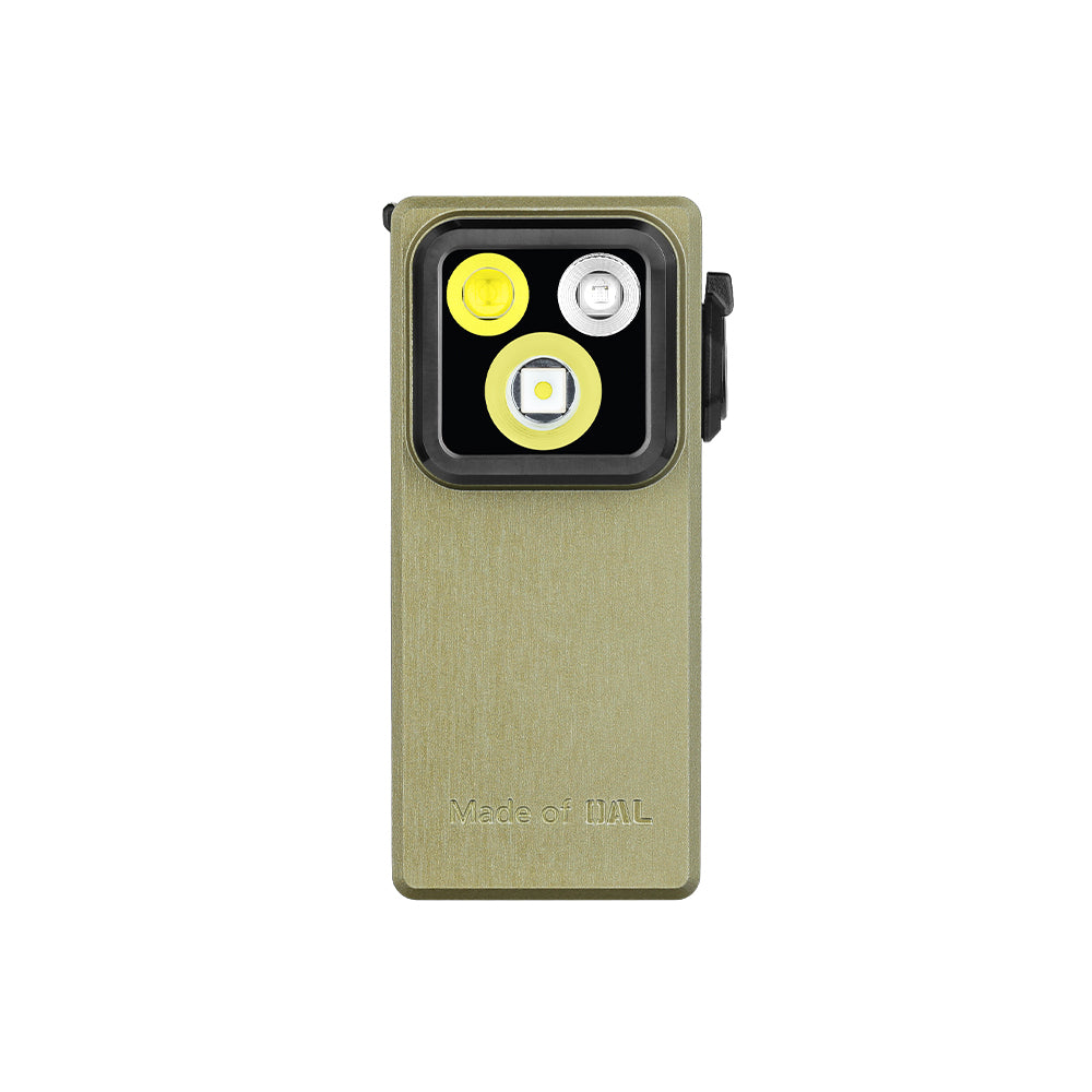 Oclip Ultra Clip-On EDC Light with Floodlight & Spotlight & UV Light