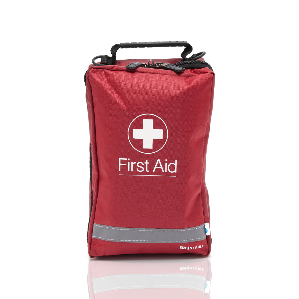 Blue Dot Large Motorist First Aid Kit in Red Bag