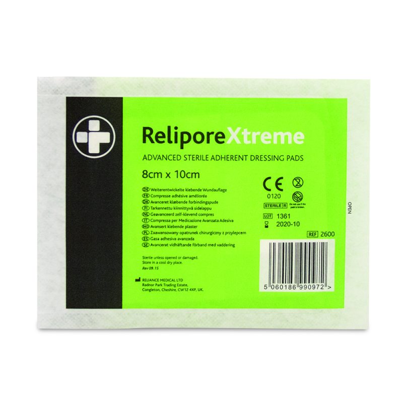 Relipore Xtreme Adhesive Dressing – 8cm x 10cm