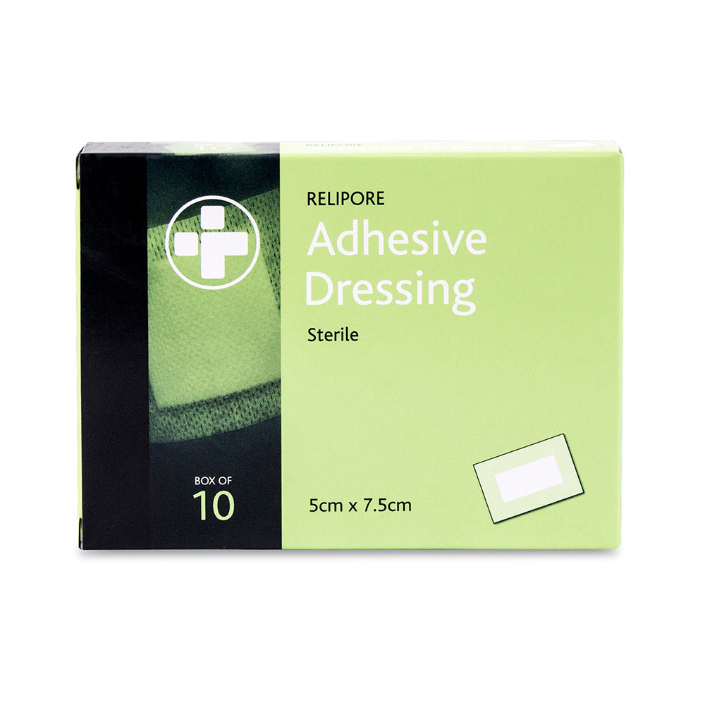Relipore Adhesive Dressing – 5cm x 7.5cm – Box of 10
