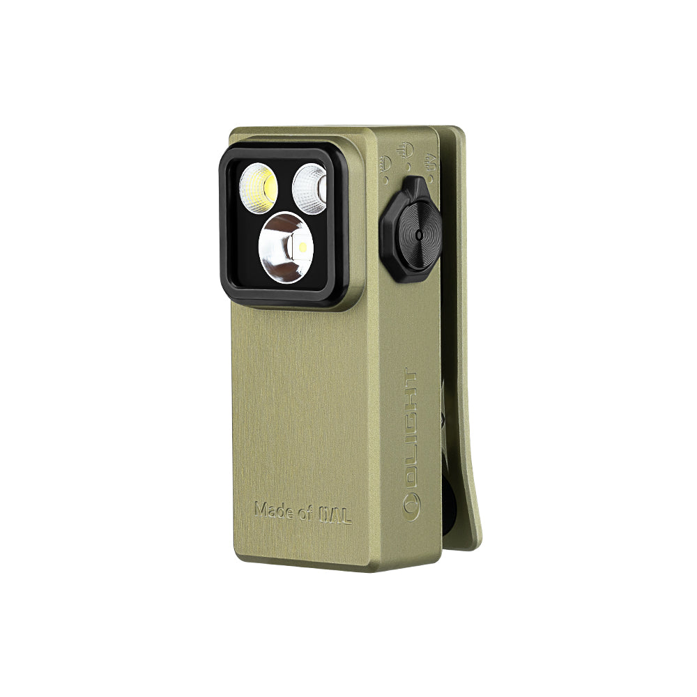 Oclip Ultra Clip-On EDC Light with Floodlight & Spotlight & UV Light