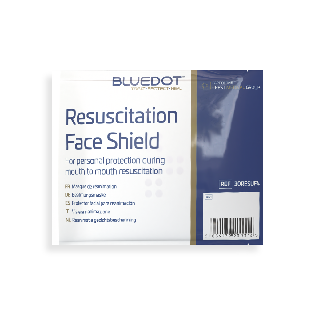 Blue Dot Resuscitation Face Shield