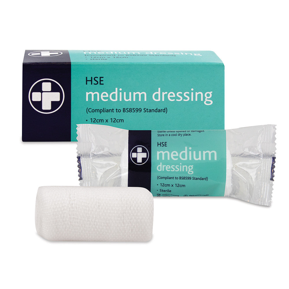 HSE Dressing – Medium 12cm x 12cm – Boxed