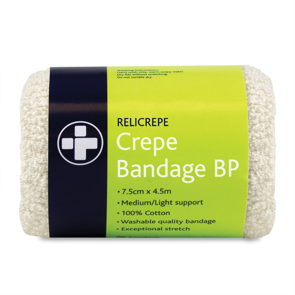 Relicrepe Crepe Bandage BP - 7.5cm x 4.5m