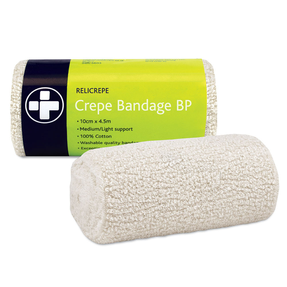 Relicrepe Crepe Bandage BP – 10cm x 4.5m