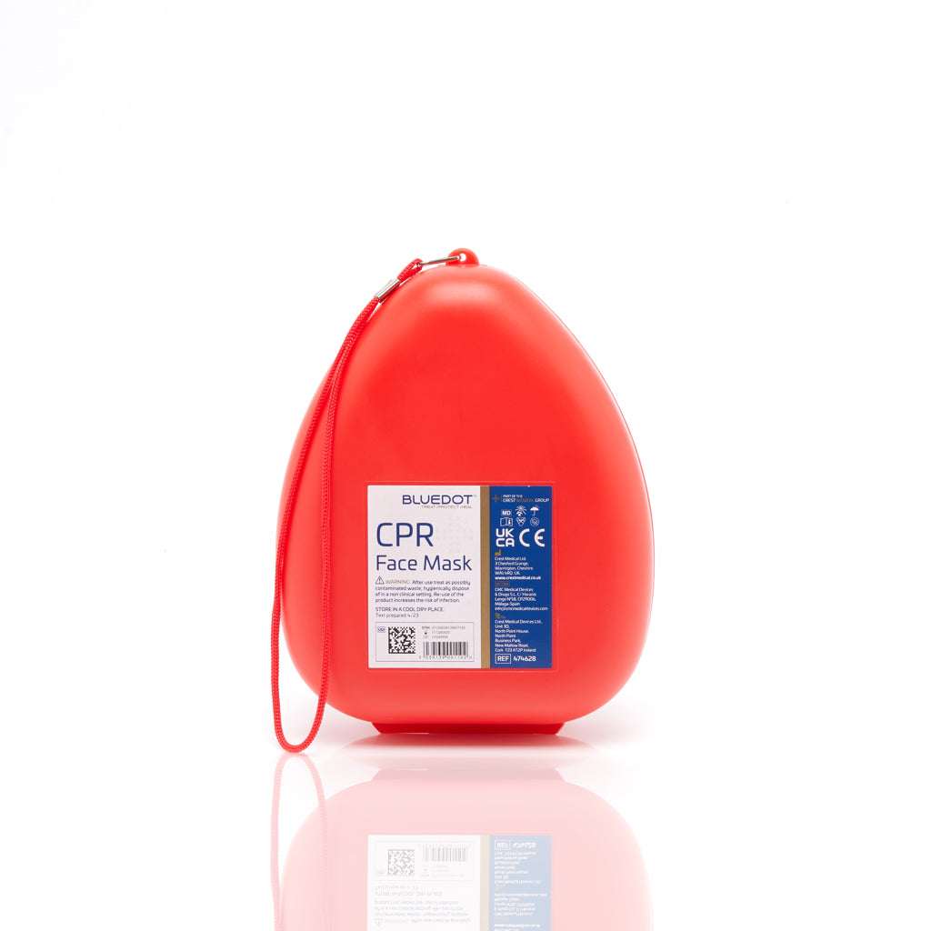 Blue Dot CPR Pocket Face Mask in Case