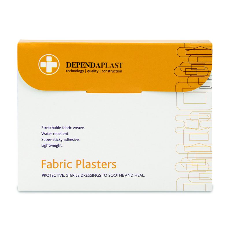 Dependaplast – Advanced Fabric Plasters – Assorted – Pale – Box of 100