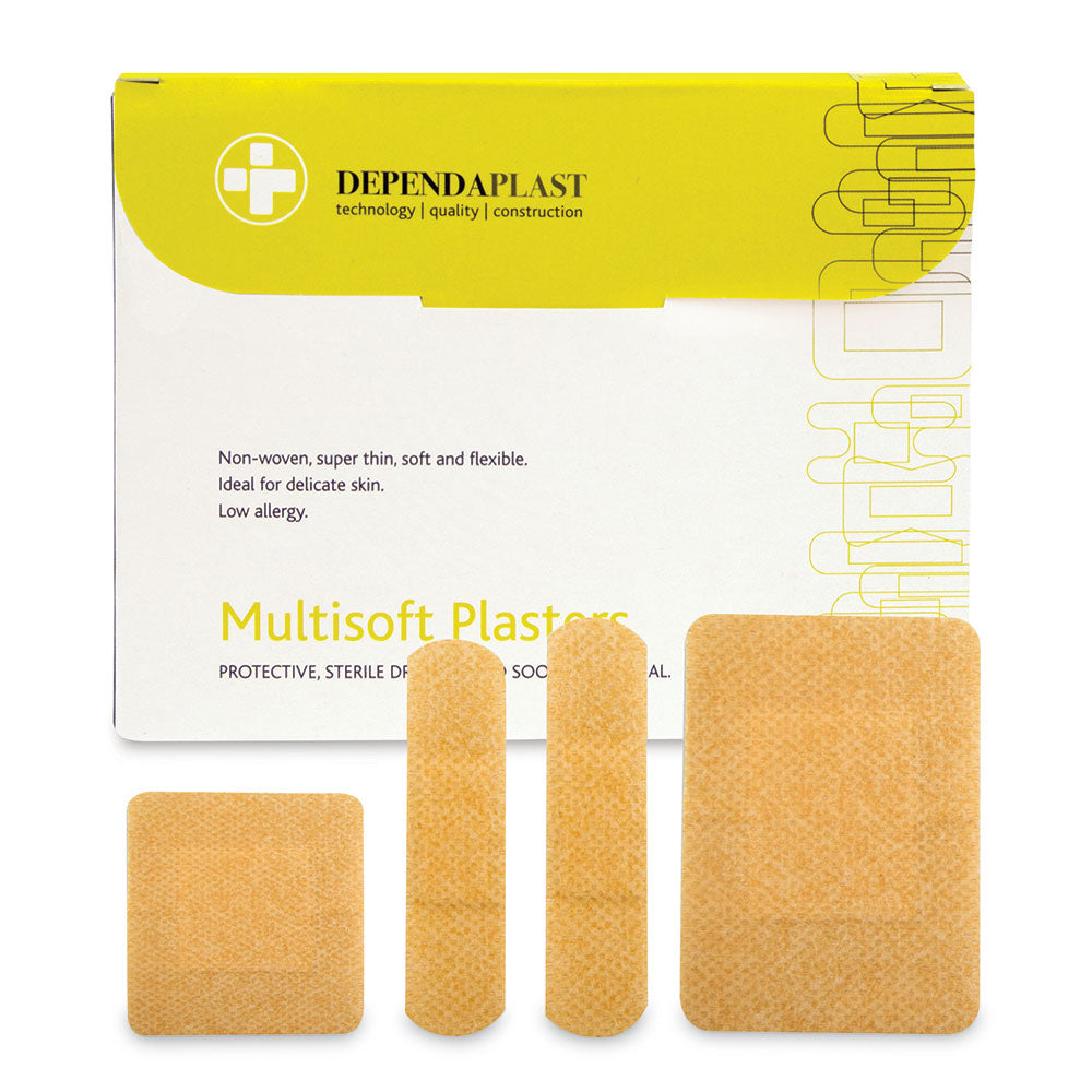 Dependaplast - Multisoft Plasters - Assorted - Pale - Box of 100