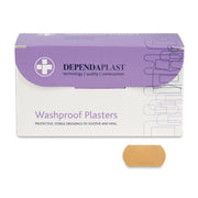 Dependaplast - Washproof Plasters - 4cm x 2cm - Pale - Box of 100