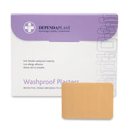 Dependaplast - Washproof Plasters - 7.5cm x 5cm - Pale - Box of 50