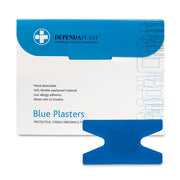 Dependaplast - Metal Detectable Washproof Plasters - Anchor - Blue - Box of 50