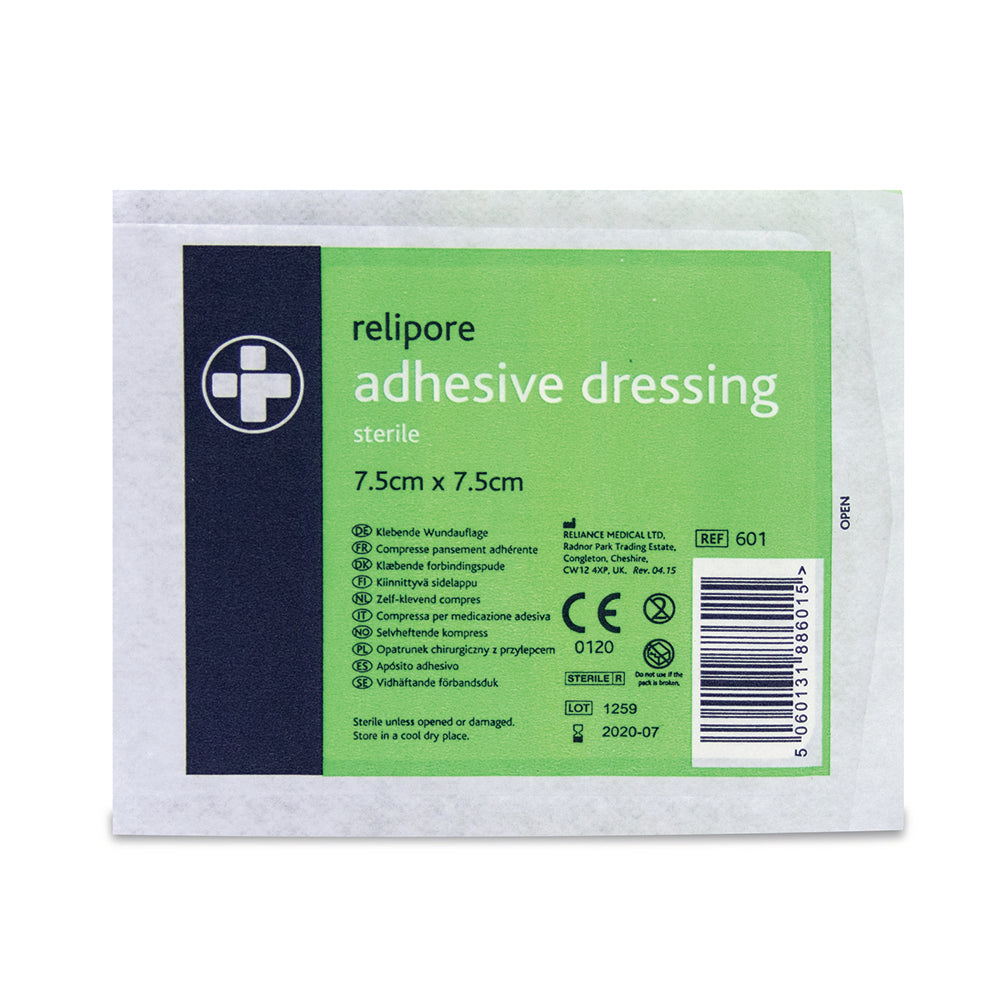Relipore Adhesive Dressing – 7.5cm x 7.5cm
