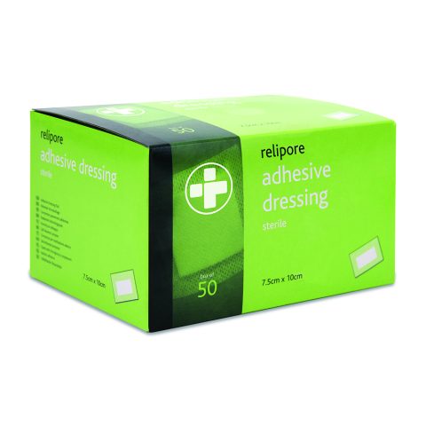 Relipore Adhesive Dressing – 7.5cm x 10cm
