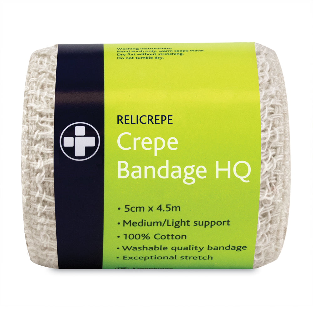 Relicrepe Crepe Bandage HQ - 5.0cm x 4m