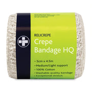 Relicrepe Crepe Bandage HQ - 5.0cm x 4m