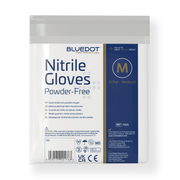 Blue Dot Nitrile Medium Powder-Free Non-Sterile Gloves (Pair)