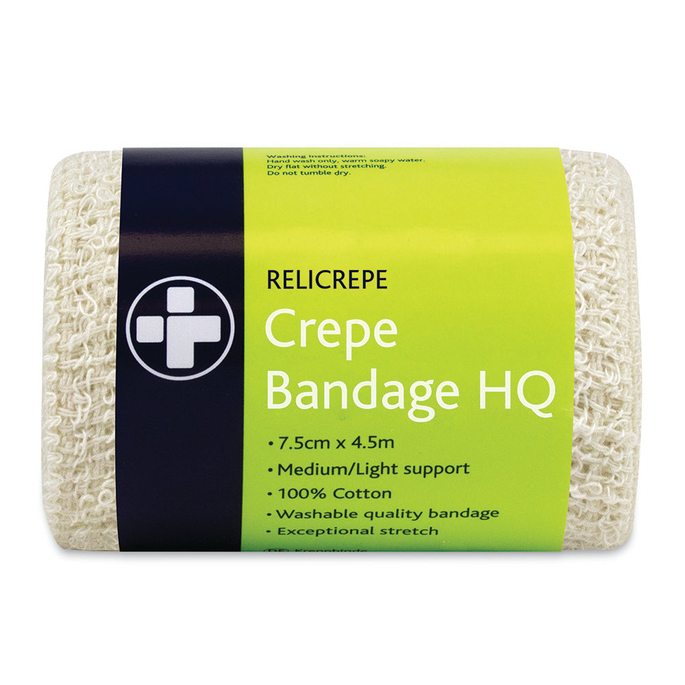 Relicrepe Crepe Bandage HQ - 7.5cm x 4m