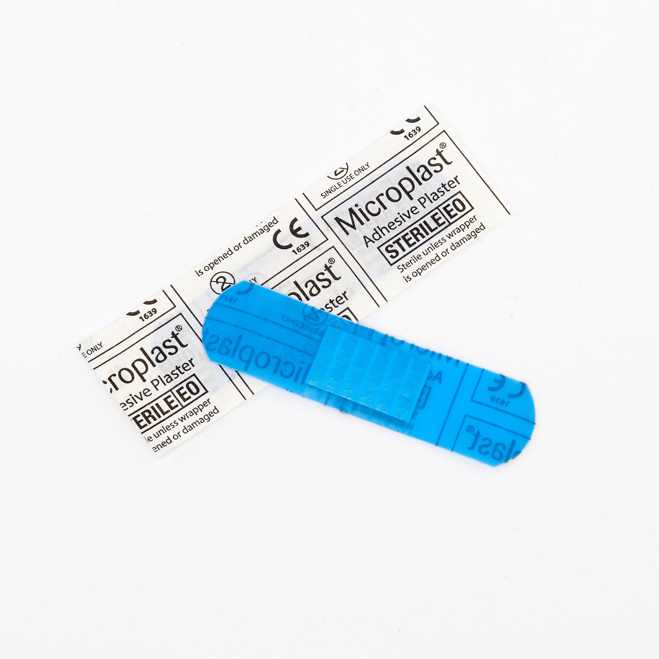 Microplast Blue Detectable Plasters 7cm x 2cm (Box 100)