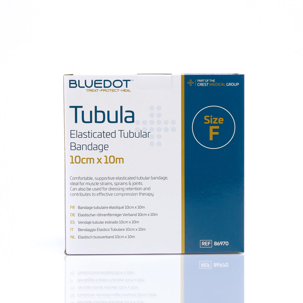 Blue Dot 10cm x 10m Size F Tubular Bandage