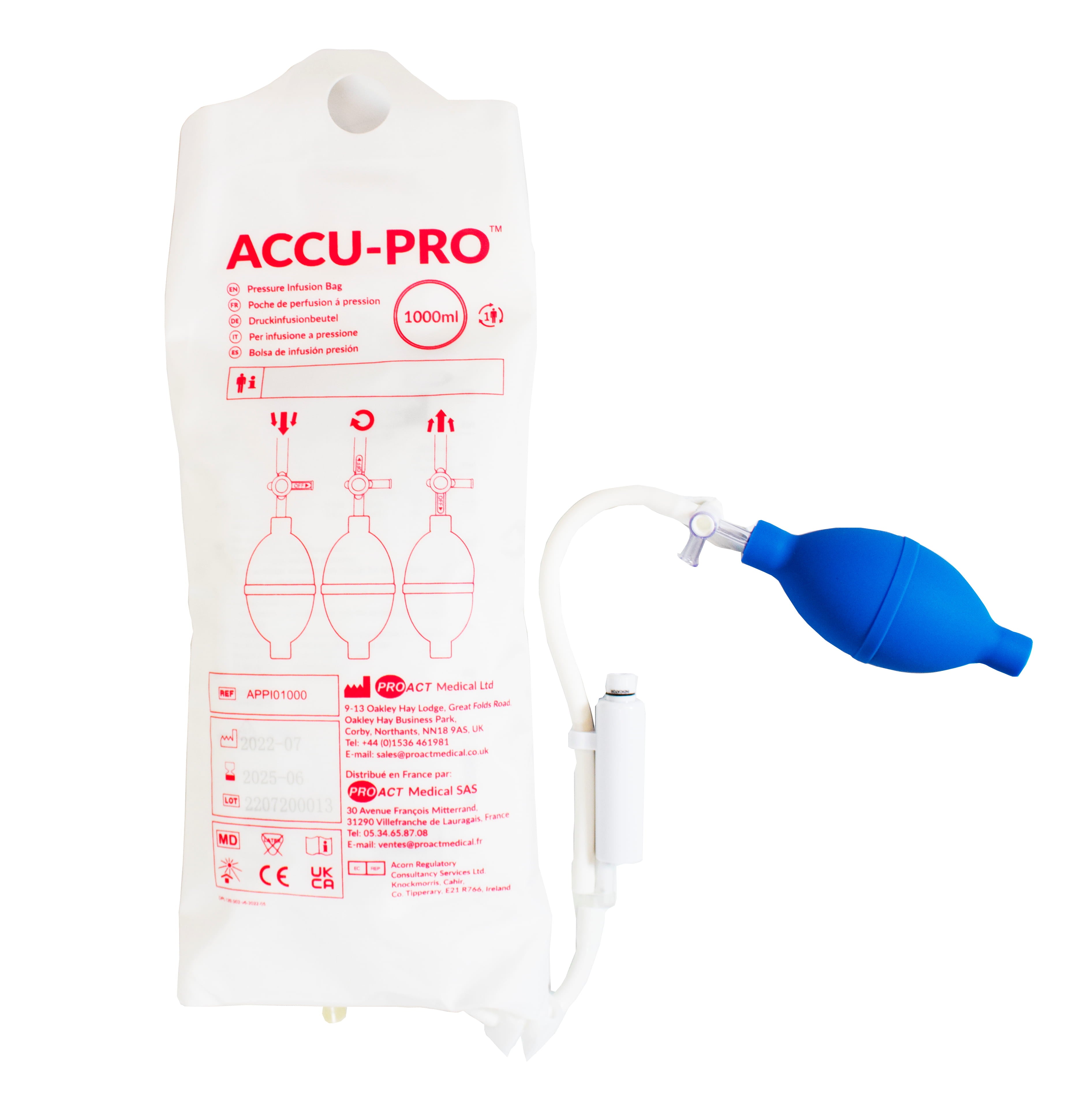 AccuPRO Pressure Infusion Bags