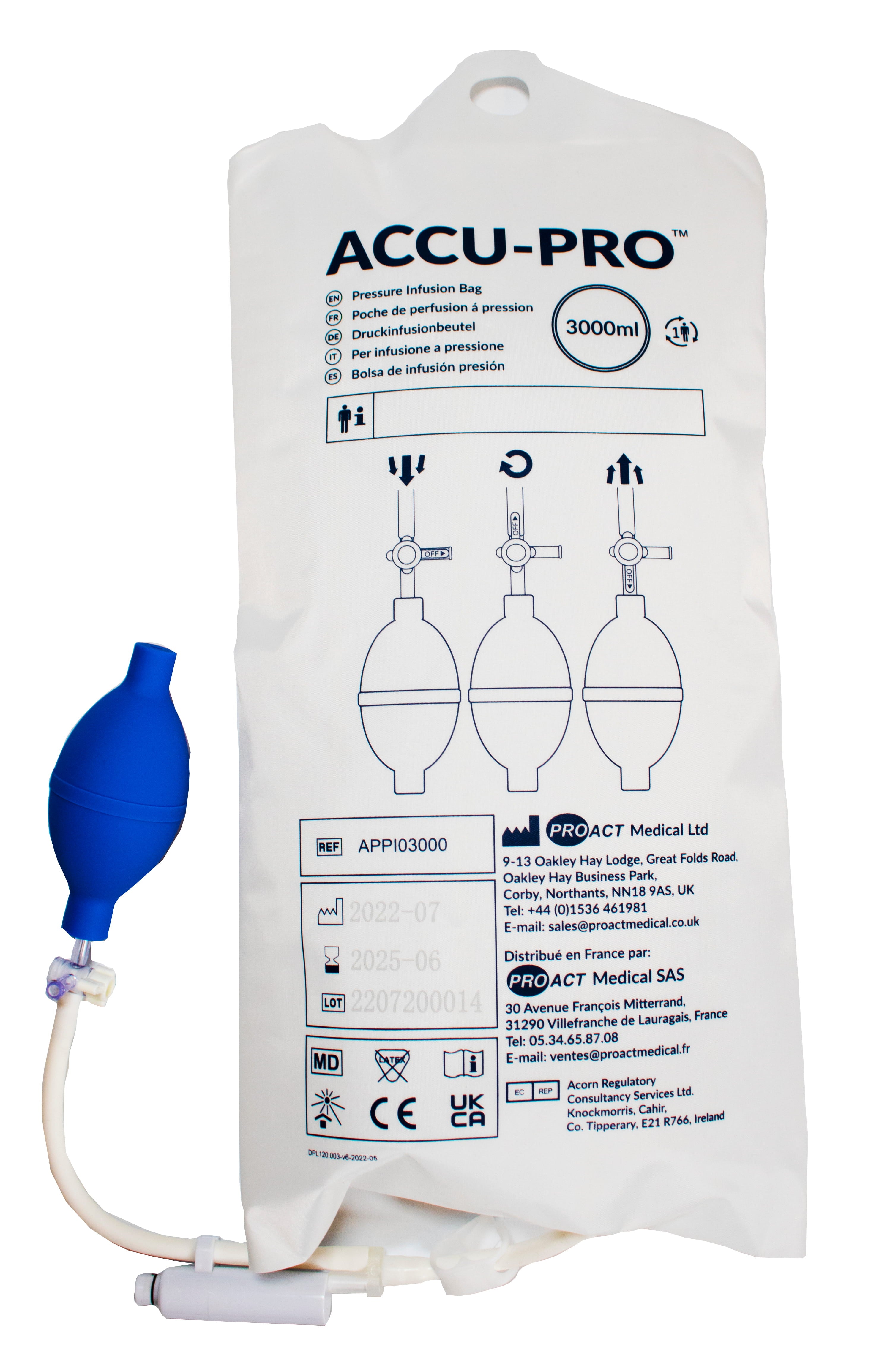 AccuPRO Pressure Infusion Bags