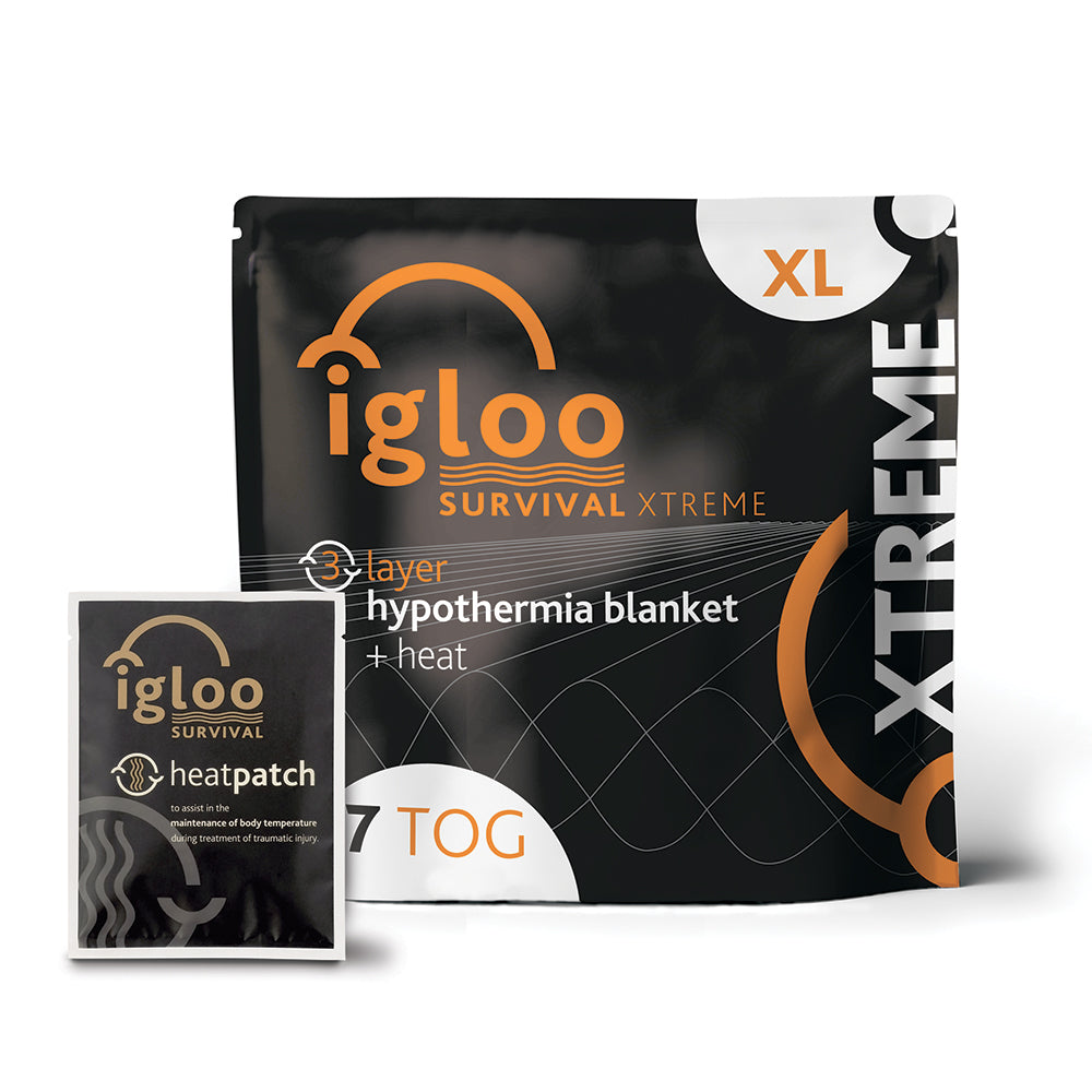 Igloo Xtreme Hypothermia Blanket – XLarge – Emergency Orange