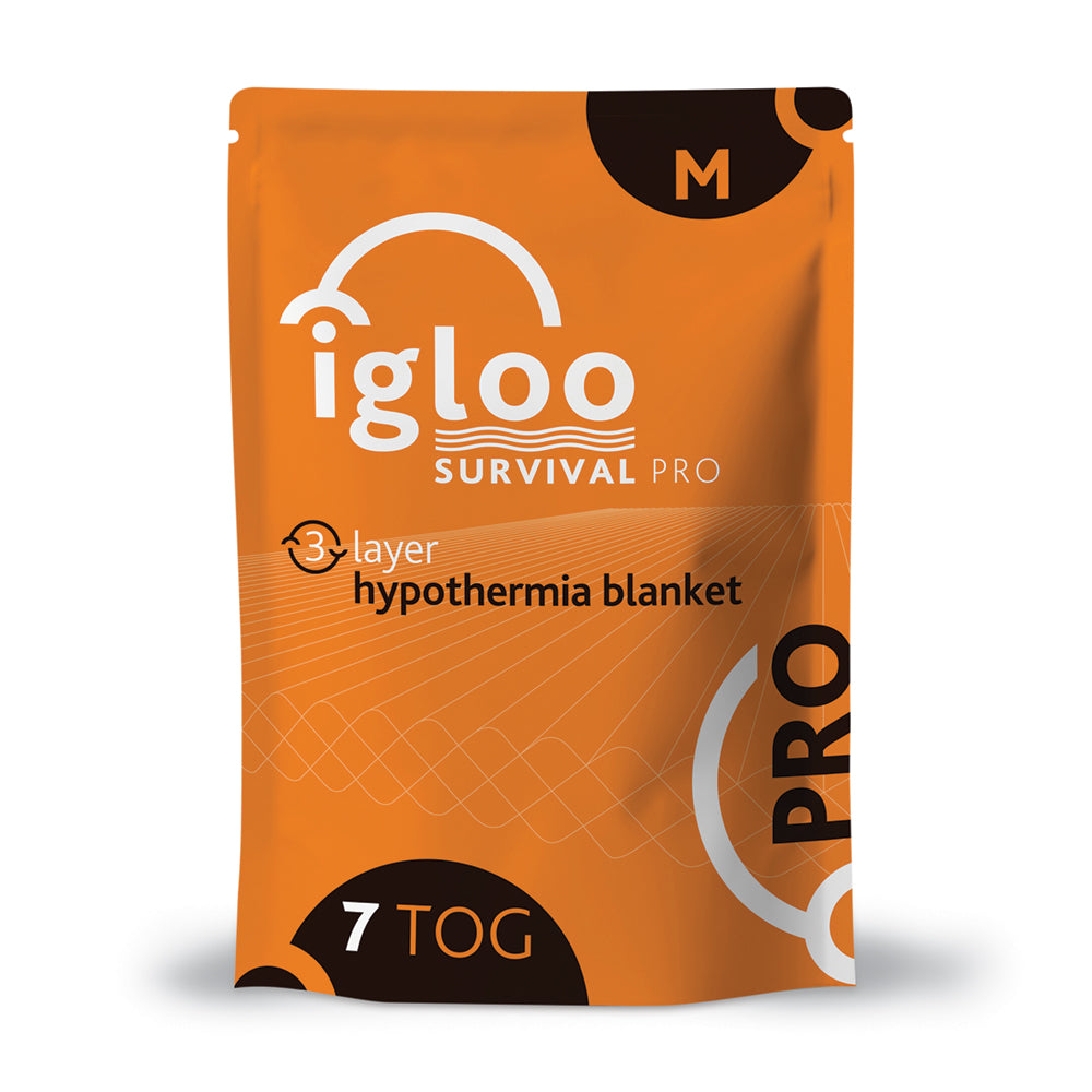 Igloo Pro Hypothermia Blanket – Medium – Emergency Orange