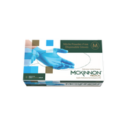 Mckinnon Medical Medium Blue Nitrile Powder-Free Examination Gloves (Box 100)