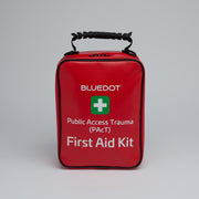 Blue Dot Public Access Trauma (PAcT) First Aid Kit in Red Bag