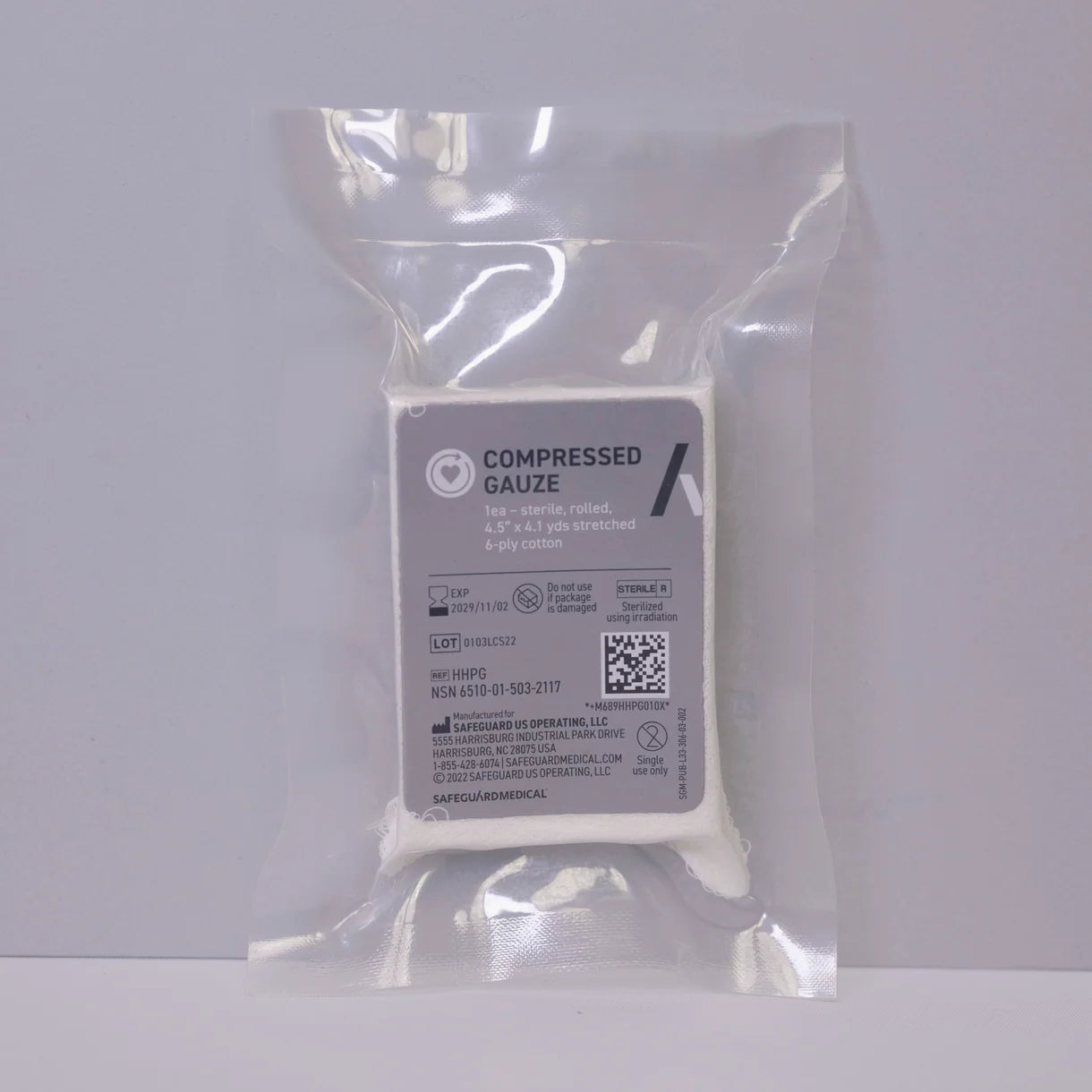 Compressed Gauze