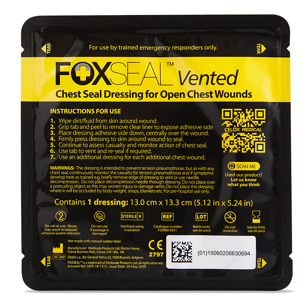 Foxseal Vented Chest Seal