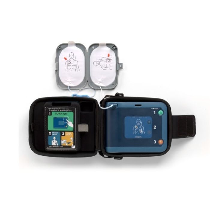 Philips HeartStart FRx Semi Automatic Defibrillator with Carry Case and Infant Key