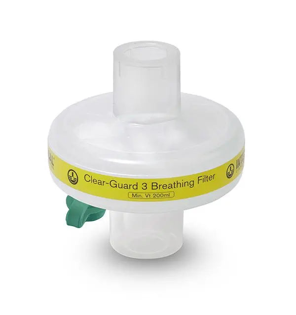 Clear-Guard3 breathing filter with luer port
